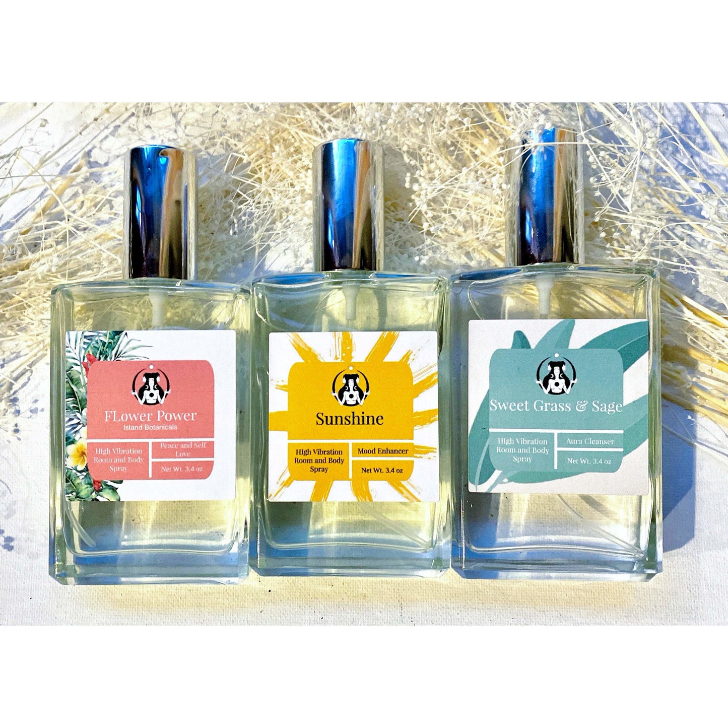 Sweet Grass and Sage high Vibration (Room & Body Spray) - Goddess Approved